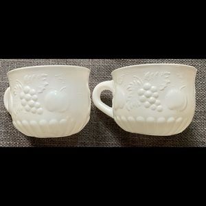 Vintage milk glass